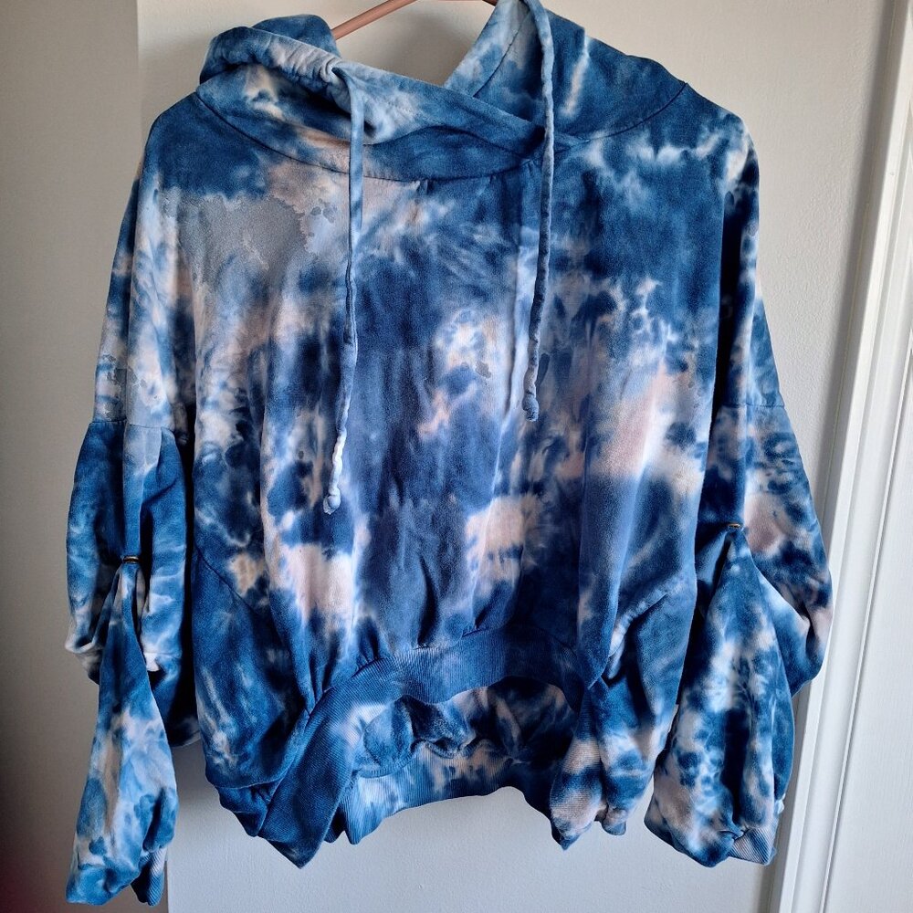 Young Fabulous & Broke Blue Tie Die Hoodie